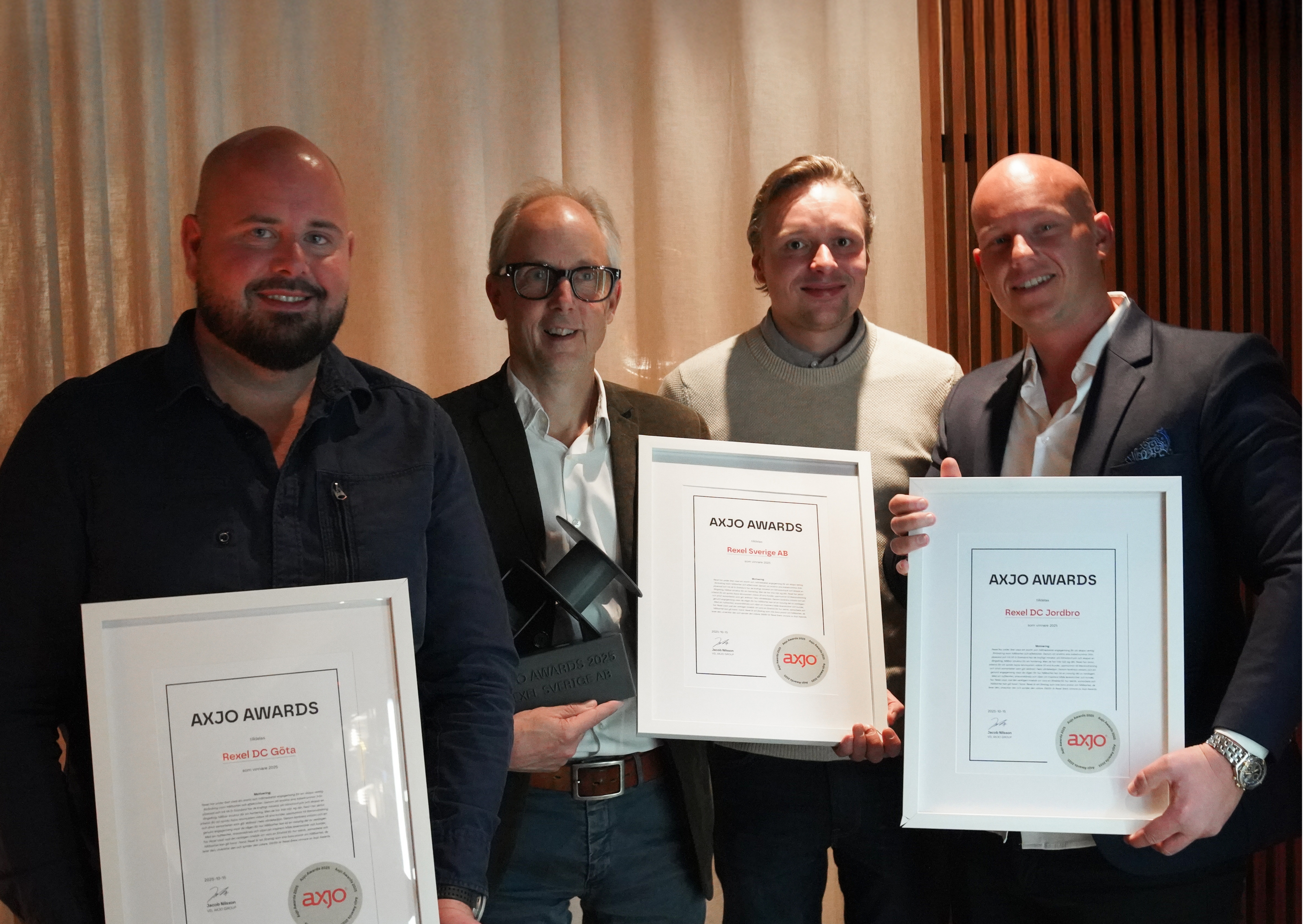 Rexel honored with the Axjo Awards 2025